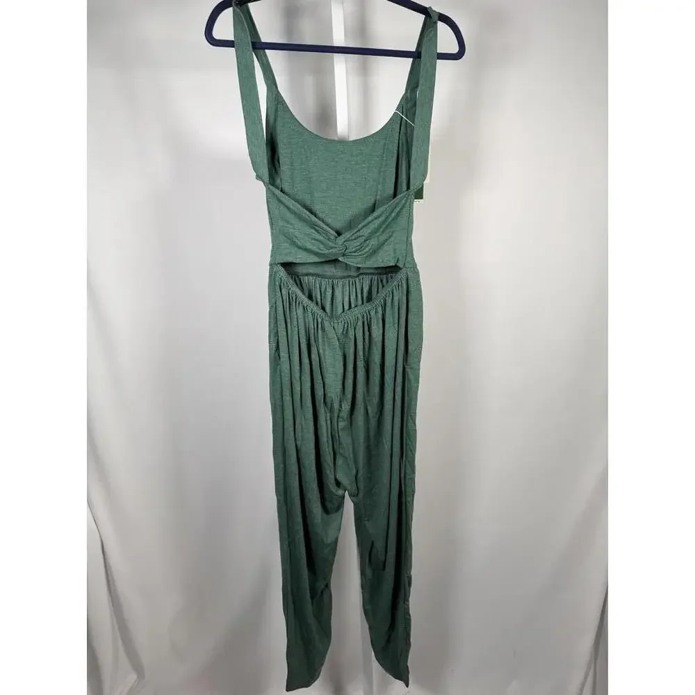 NWT Halara U Neck Pocket Harem Casual Jumpsuit-Easy Peezy Edition Size Small - Picture 7 of 10